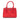 Red Prada Mini Saffiano Lux Galleria Double Zip Satchel