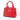 Red Prada Mini Saffiano Lux Galleria Double Zip Satchel