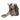 Gray Fendi Mink Fur Tie Dye Print Backpack