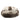 Gray Fendi Mink Fur Tie Dye Print Backpack