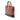 Brown Burberry Bicolor Leather Barrow Business Bag