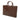Brown Gucci Calfskin Bamboo Satchel