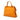 Orange Gucci Small Calfskin Bamboo Daily Satchel
