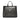 Black Prada Large Sequined Mesh Logo Tote
