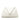 White Bottega Veneta Leather BV Trine Angular Clutch