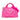 Pink Prada Small Canvas Canapa Logo Satchel