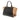 Black Fendi Medium Bicolor Calfskin and Suede 3Jours Satchel