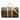 Brown Louis Vuitton Monogram Keepall Bandouliere 45 Travel Bag