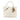 White Dior Medium Lambskin Cannage Studded Supple Lady Dior Satchel