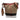 Brown Burberry Mini Mega Check Canvas Ashby Tassel Bucket Bag