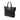 Black Prada Vitello Phenix Convertible Shopping Tote Satchel