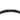 Black Hermès Narrow Caleche Enamel Bangle 65 Costume Bracelet