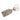 Silver Louis Vuitton Brass Damier Porte Cles Address Bag Charm and Key Holder