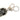 Silver Louis Vuitton Brass Damier Porte Cles Address Bag Charm and Key Holder
