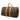 Brown Louis Vuitton Monogram Keepall 55 Travel Bag