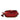 Red LOEWE Mini Bicolor Grained Calfskin Gate Crossbody