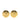 Gold Chanel Gold Plated CC Round Clip on Earrings