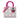 Pink Dior Medium Lambskin Cannage Stitched Lady Dior Satchel