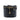 Black Chanel Mini CC Quilted Lambskin Round Chain Vanity Bag