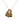 Gold Hermès Gold Plated Swift O Kelly Pendant Necklace