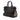Black Burberry Medium Leather and House Check Banner Satchel