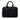 Black Chanel Old Travel Line Nylon Handbag