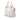 White Gucci Medium Guccissima GG Charm Dome Satchel