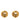 Gold Chanel Gold Plated Logo Round Clip On Earrings