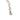 Silver Chanel CC Brass Strass Pendant Necklace