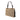 Beige Gucci GG Canvas Flap Handbag