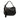 Black Gucci Medium Leather Bamboo Jungle Hobo
