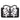 Black Burberry Bicolor Printed Leather Universal Passport Crossbody