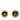 Gold Chanel CC Gold Plated Enamel Round Clip On Earrings