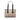 Beige Burberry Haymarket Check Coated Canvas Tote