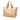 Gold Gucci GG Canvas Web Tote