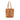 Tan LOEWE Medium Shiny Calfskin Puzzle Fold Tote