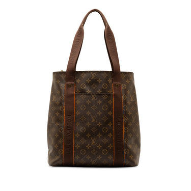 Brown Louis Vuitton Monogram Cabas Beaubourg Tote Bag - Designer Revival