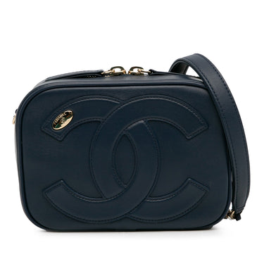 Blue Chanel CC Mania Camera Bag - Designer Revival