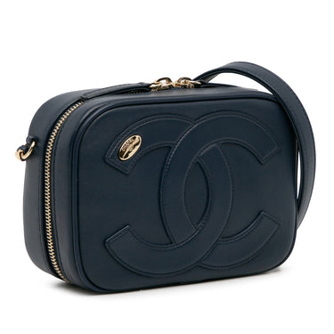 Blue Chanel CC Mania Camera Bag - Designer Revival