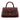 Burgundy Chanel Small Shearling Coco Top Handle Bag Satchel