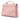 Pink Gucci Medium Dollar Calfskin Interlocking G Satchel
