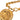 Gold Chanel Gold Plated 31 Rue Cambon Medallion Pendant Necklace