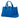 Blue Bottega Veneta Small Nappa Intrecciato Roma Satchel