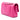 Pink Chanel Medium Classic Chevron Lambskin Double Flap Shoulder Bag