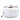 White Chanel Mini Quilted Lambskin CC in Love Heart Necklace Bag