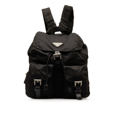 Black Prada Tessuto Backpack - Designer Revival