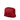 Red Prada Tessuto Ruffle Cosmetic Pouch