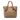 Brown Prada Canvas Canapa Logo Convertible Tote Satchel