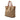 Brown Prada Canvas Canapa Logo Convertible Tote Satchel