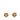 Gold Chanel CC Resin and Gold Plated Studded Clip On Earrings
